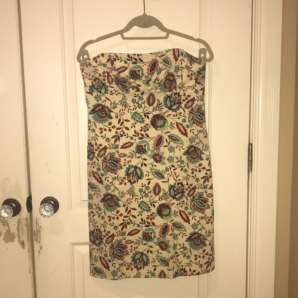 Robin Jordan Strapless Floral Dress Size 10